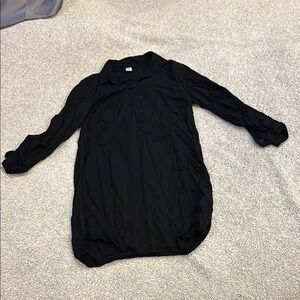 Old Navy Black Long Sleeve Dress